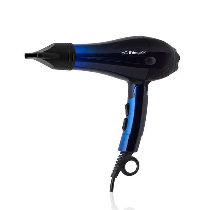 Orbegozo SE 2085 Secador Plegable Profesional - Potente Motor AC - 2 Niveles de Velocidad y 3 de Temperatura - Diseño Moderno y Seguro - Incluye 2 Con 1