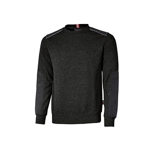 Upower Ryke Sudadera Cepillada Cuello Redondo - Talla 2XL - Bolsillo Antebrazo, Refuerzos Antidesgaste, Elementos Reflectantes, Proteccion DPI1 - Colo