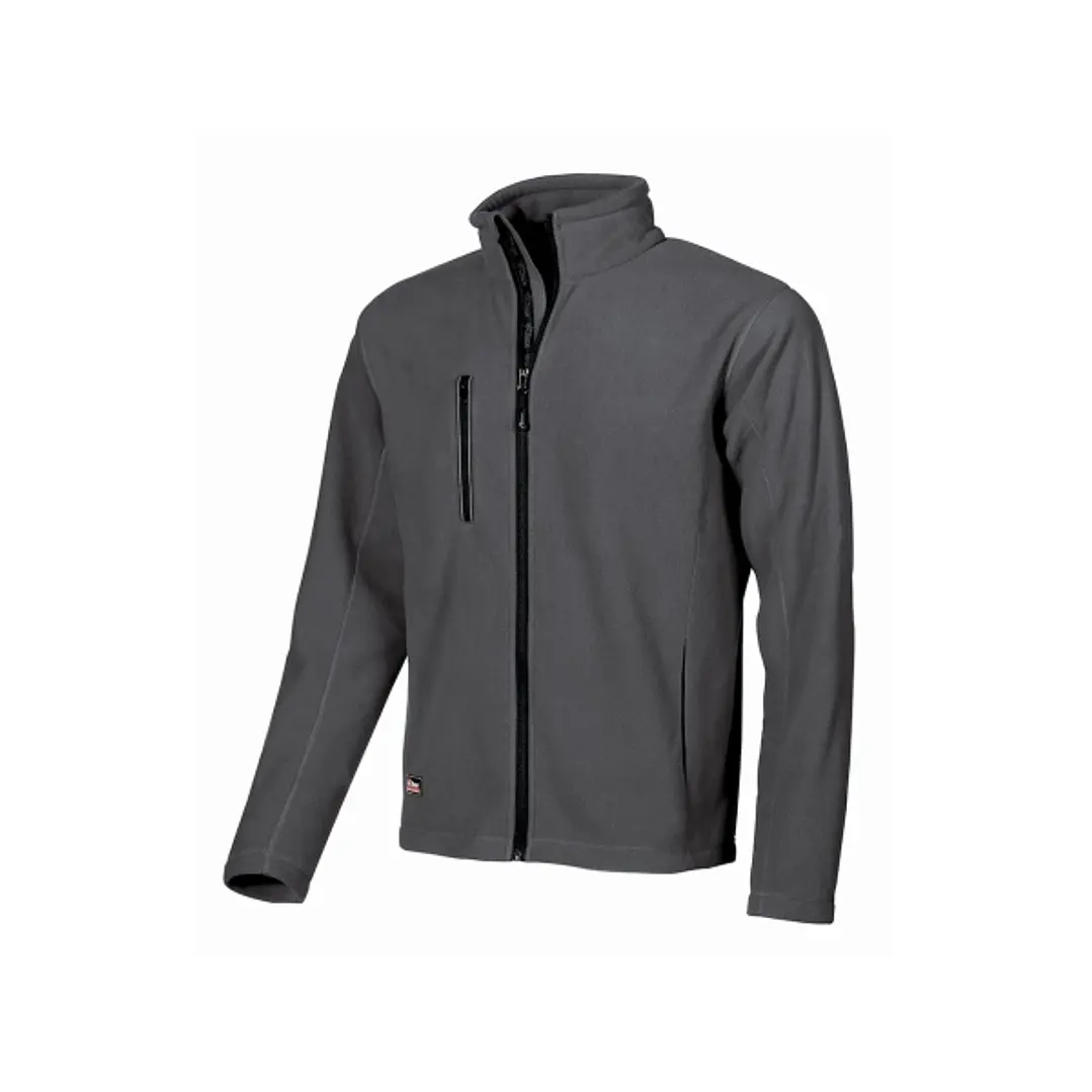 Upower Warm Chaqueta de Lana - Talla S - Comodidad y Durabilidad, Cremallera Interna, Proteccion DPI1, Diseño Adaptable - Color Gris Meteorito 1