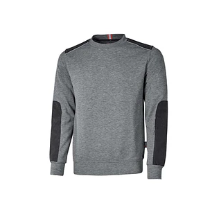 Upower Ryke Sudadera Cepillada Cuello Redondo - Talla L - Bolsillo Antebrazo, Refuerzos Antidesgaste, Elementos Reflectantes, Proteccion DPI1 - Color 