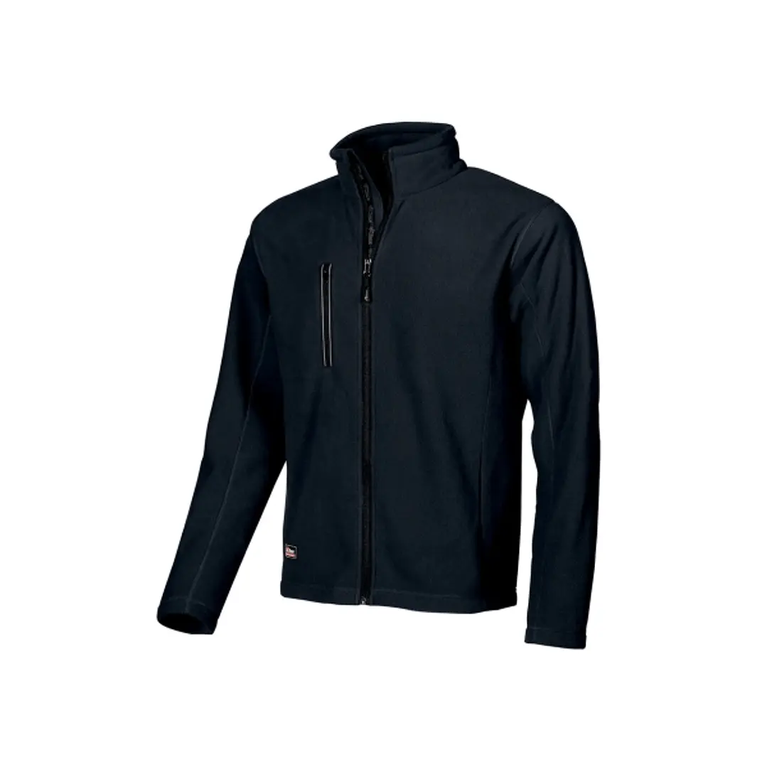 Upower Warm Chaqueta de Lana - Talla L - Comodidad y Durabilidad, Cremallera Interna, Proteccion DPI1, Material 100% Poliester - Color Azul Marino 1