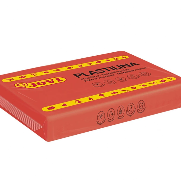 Jovi Caja de 15 Pastillas de Plastilina 350gr - Pasta Vegetal - No Se Seca - sin Gluten - Inocua - Facil de Moldear - Ideal para Figuras Voluminosas - 1