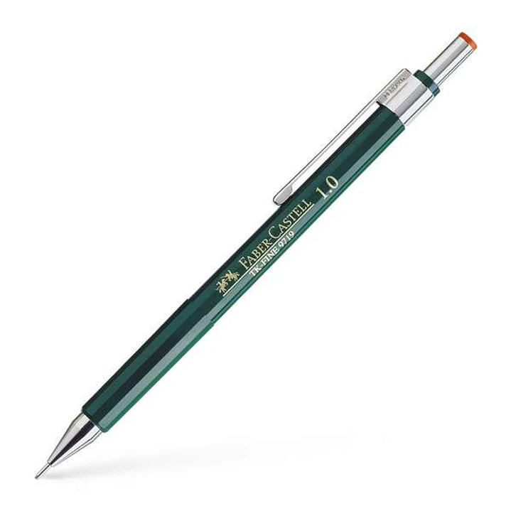 Faber-Castell TK-Fine 9713 Portaminas - Mina HB - Trazo 1mm - Goma de Borrar Integrada 1