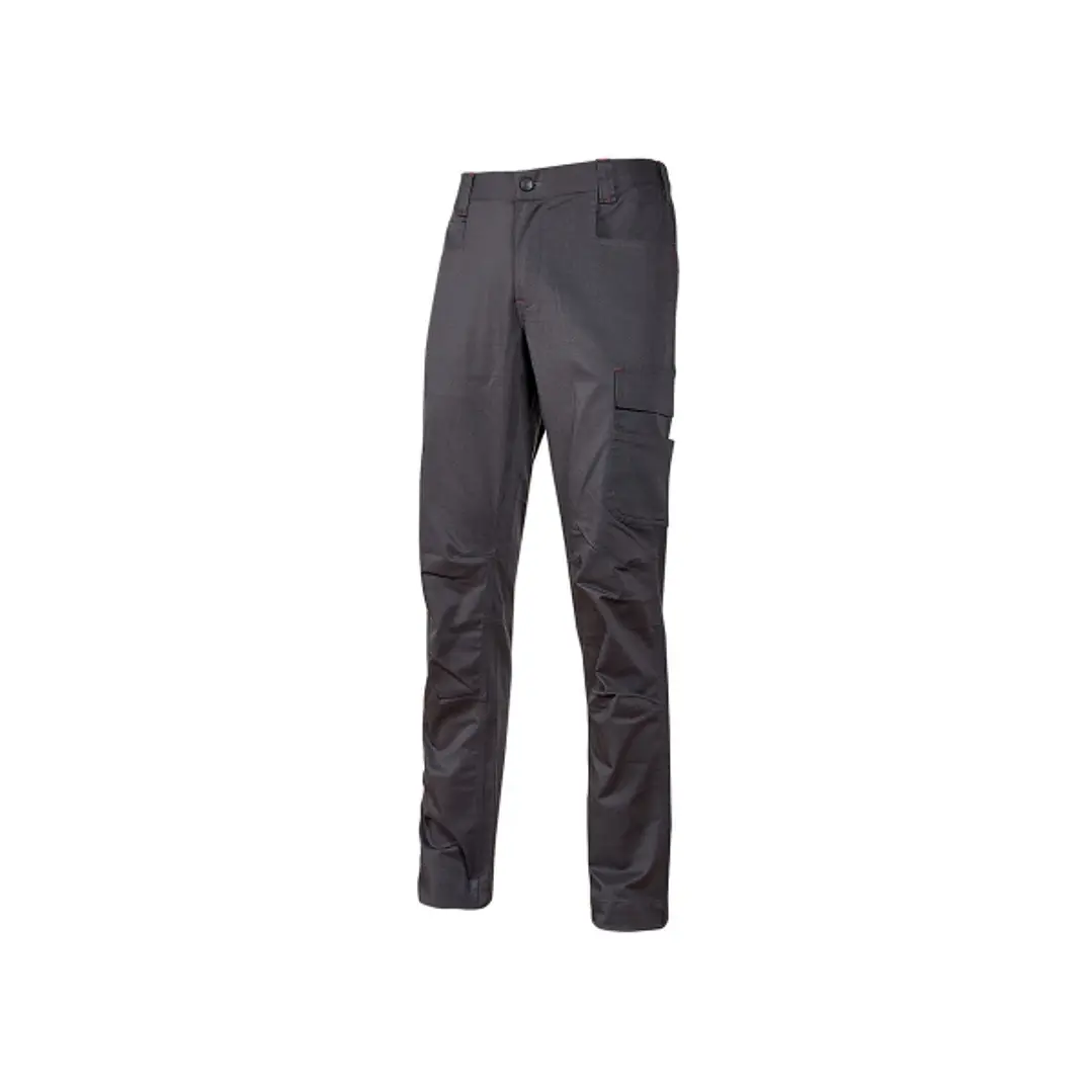 Upower Bravo Top Winter Pantalones de Trabajo Invernales - Talla S - Algodon Elastizado, Triple Costura, Multibolsillos, Cintura Elastizada, Slim-Fit, 1