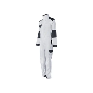 Upower Pola Mono de Trabajo Resistente - Talla L - Algodon Stretch, Multiples Bolsillos, Ajuste Elastico, Rodillas Preformadas, Refuerzos Antidesgaste