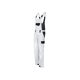 Upower Kalamata Peto de Trabajo Resistente - Talla 4XL - Algodon Stretch, Multiples Bolsillos, Tirantes Ajustables, Cintura Elastica, Rodillas Preform