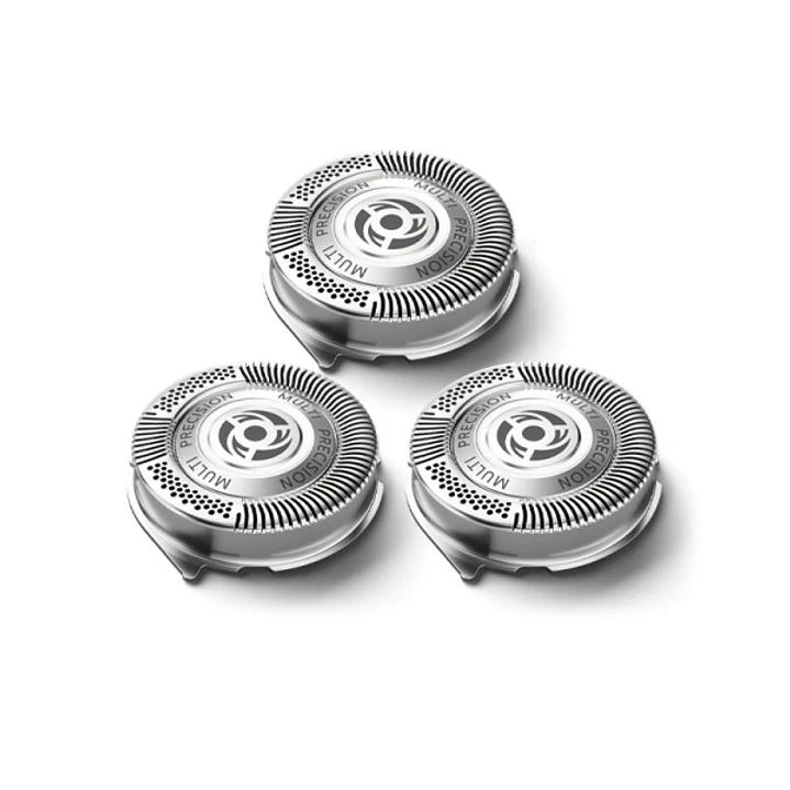 Philips Pack de 3 Cabezales de Recambio para Afeitadoras Serie 5000 - Cuchillas Autoafilables - Seguimiento de Contornos - Color Acero 1