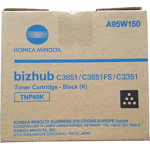 Konica Minolta TNP49 Negro Cartucho de Toner Original - TNP49K/A95W150