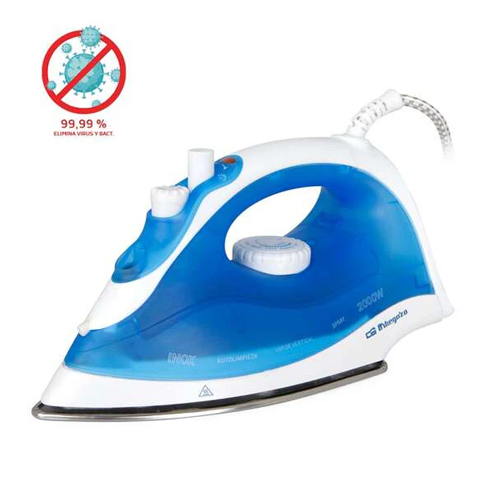 Orbegozo SV 2020 Plancha de Vapor Automatica - Potente y Eficiente Planchado en Seco y Vertical - Regulador de Vapor y Temperatura - Funcion Auto Limp 1