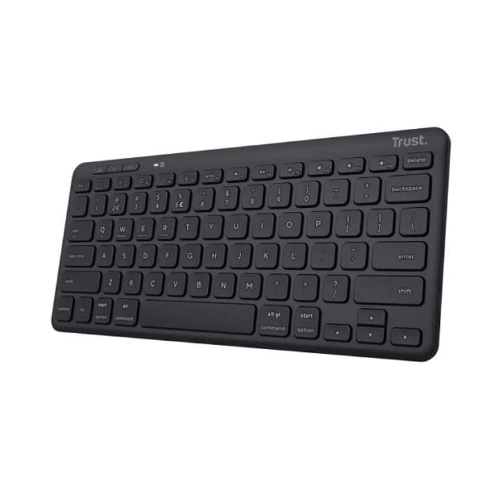 Trust Lyra Inalambrico Bluetooth 5.0 - Bateria Recargable - Hecho con Materiales Reciclados - Color Negro 1