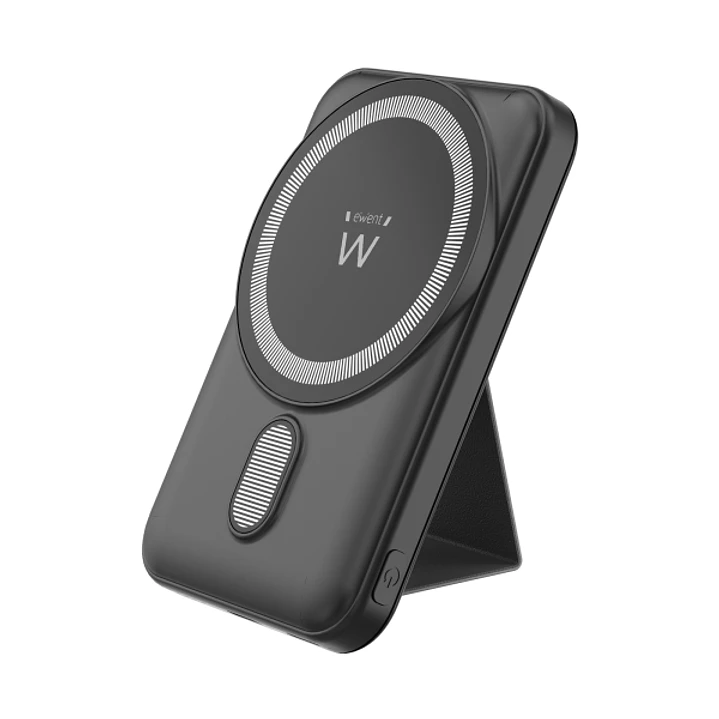 Ewent EW1162 Powerbank Magsafe 10000mAH 22.5W PD y QC - USB-C, USB-A - Color Negro 1