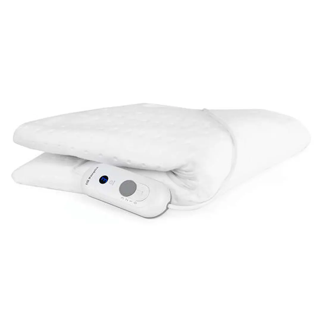 Orbegozo CAH 0850 Calienta Camas Electrico - Calor Persistente - Control Remoto Extraible - Sistema de Calor Extra en Pies - Ajuste al Colchon - Apaga 1