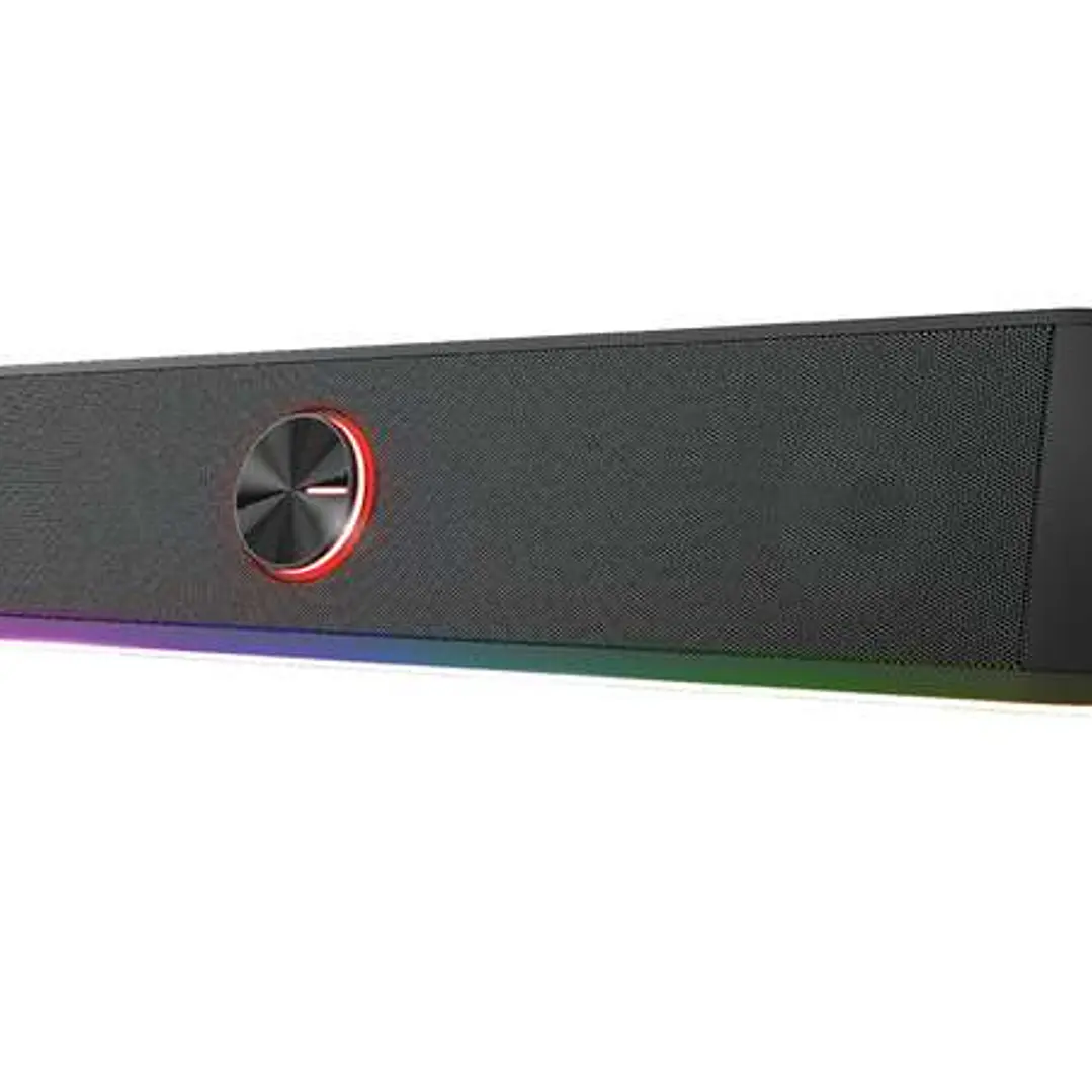 Trust GXT 619 Thorne Barra de Sonido Gaming 12W - Iluminacion RGB - Jack 3.5mm - Control de Volumen - Color Negro 1