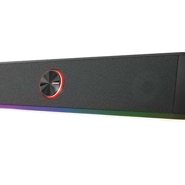 Trust GXT 619 Thorne Barra de Sonido Gaming 12W - Iluminacion RGB - Jack 3.5mm - Control de Volumen - Color Negro 1
