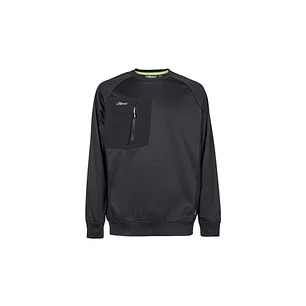 Upower York Sudadera Polar Cuello Redondo - Talla L - Peso Ligero, Proteccion Termica - Color Negro Carbon