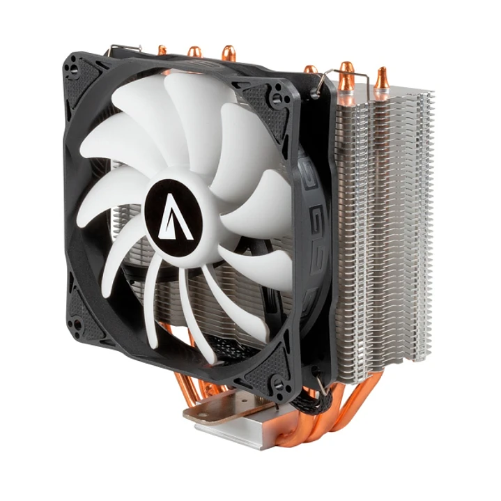 Abysm Snow IV Ventilador CPU 120mm con Disipador 4 Heatpipes - Velocidad Max. 1400rpm - Color Blanco 1