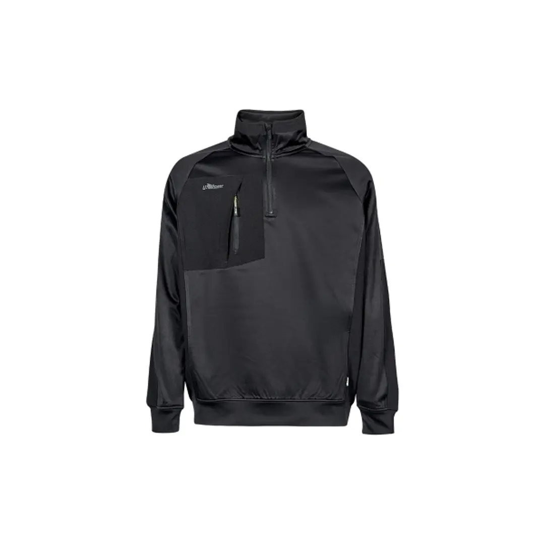 Upower Leeds Sudadera Polar - Talla XL - Peso Ligero, Proteccion Termica - Color Negro Carbon 1