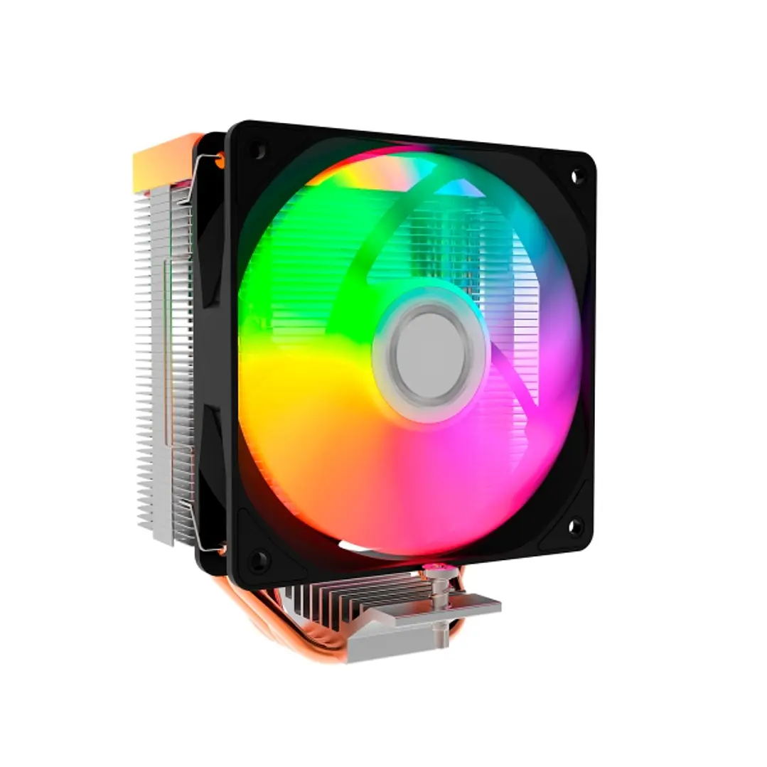 Coolbox Infinite Air120 Disipador Multizocalo - Iluminacion ARGB - Ventilador 120mm - Velocidad Max. 1800rpm - Color Negro 1