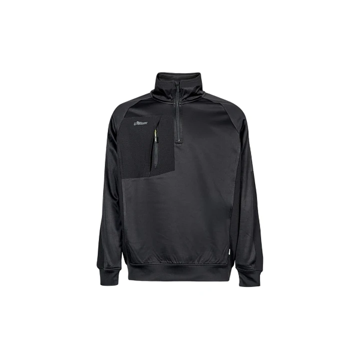 Upower Leeds Sudadera Polar - Talla M - Proteccion Termica, Peso Ligero - Color Negro Carbon 1