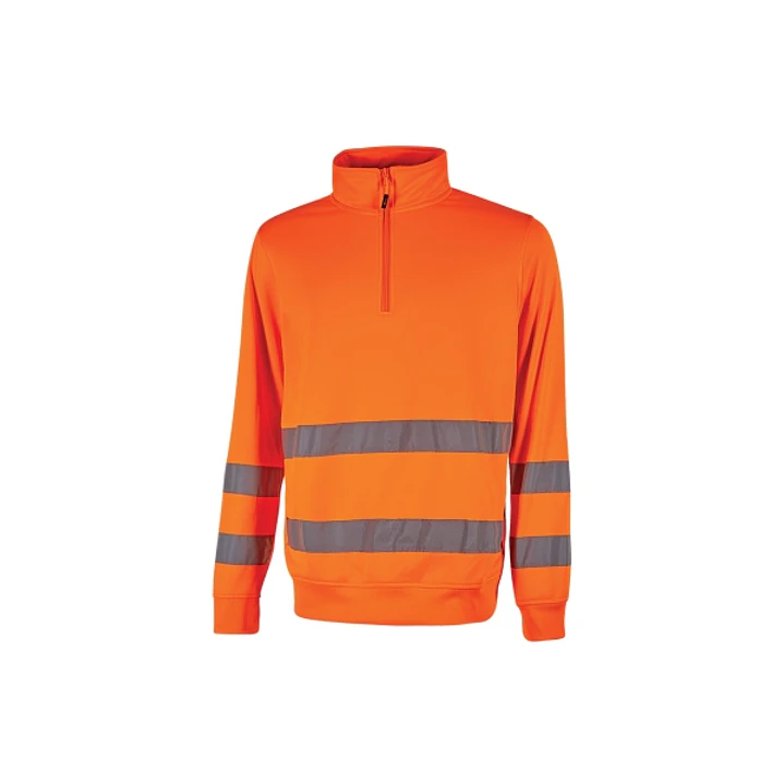 Upower Felis Sudadera de Trabajo con Aislamiento Termico - Talla 4XL - Bandas Reflectantes, Media Cremallera, Mangas a Giro, Costuras Reforzadas, Alta 1