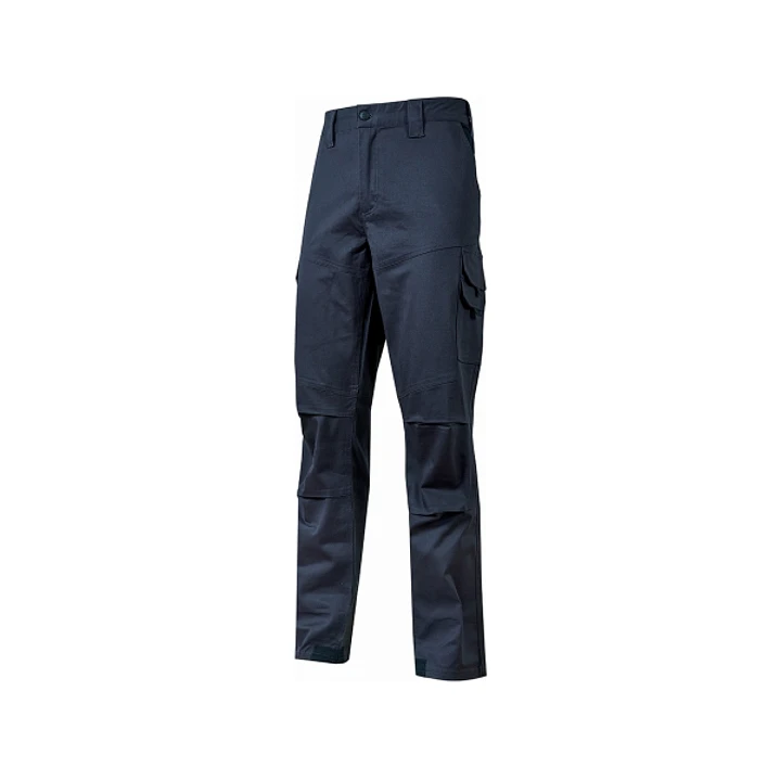 Upower Belgrado Pantalon de Trabajo Resistente - Talla 4XL - Tela Elastica, Multiples Bolsillos, Cintura Elastica, Proteccion Lumbar, Rodillas Preform 1