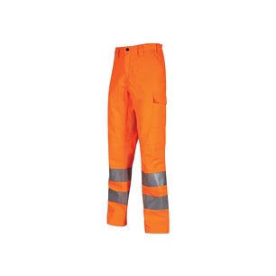 Upower Sirius Pantalon de Trabajo Alta Visibilidad - Talla 2XL - Resistente al Desgaste, Elementos Reflectantes, Bolsillos Funcionales, Ajuste Confort
