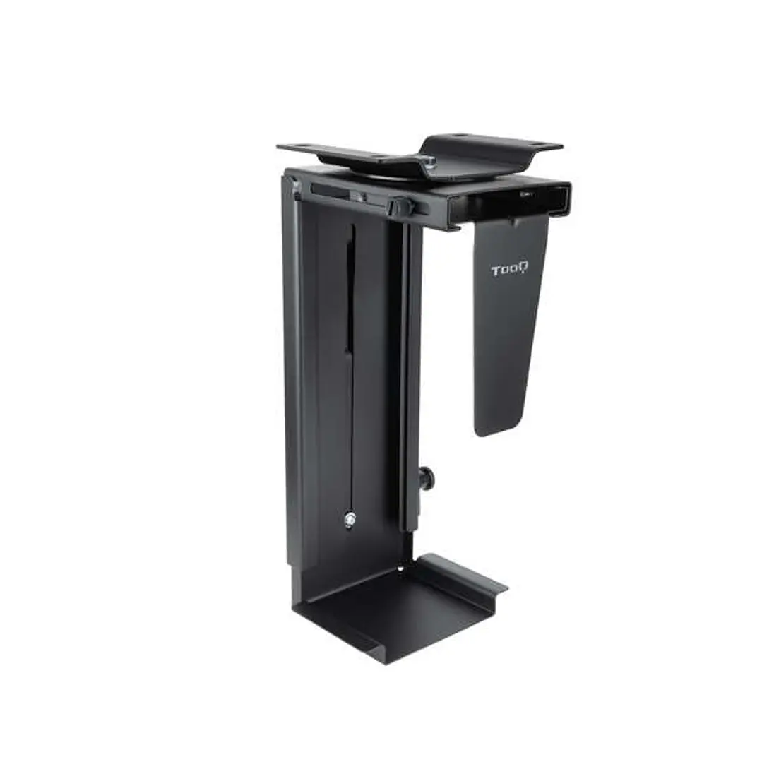 Tooq Soporte de Escritorio/Pared para CPU - Peso Max 10kg - Angulo de Giro 180º - Color Negro 1