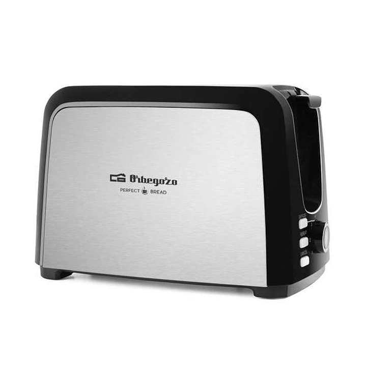 Orbegozo TO 3060 Tostadora de Acero Inoxidable - Potente y Versatil - con 7 Niveles de Tostado - Funcion Descongelacion y Recalentamiento - y Sistema  1