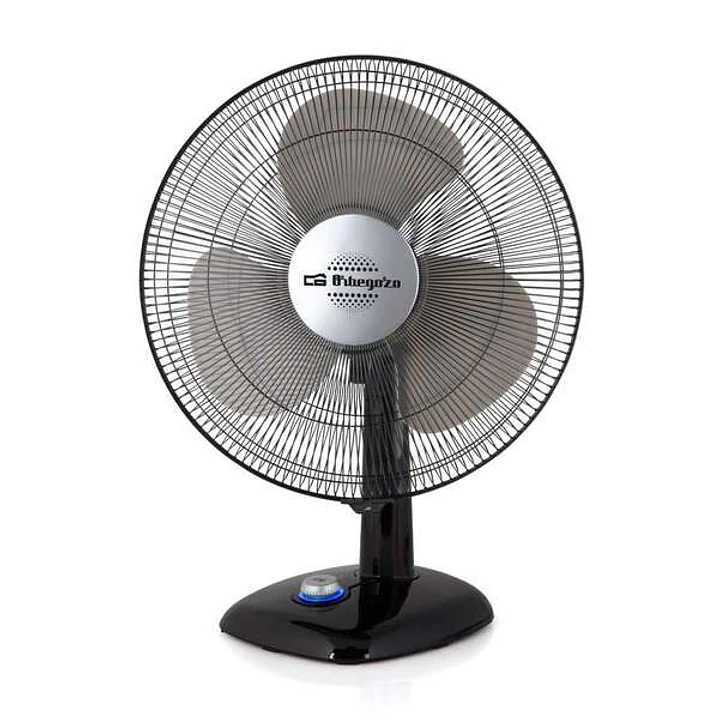 Orbegozo TF 0134 Ventilador de Sobremesa - Potente Caudal de Aire - Silencioso y Seguro - Funcion Oscilacion e Inclinacion - Control de Velocidad LED 1
