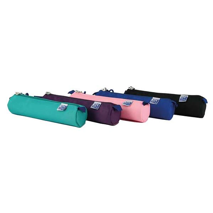 Oxford Kangoo Teens Estuche Redondo Pequeño - Goma Elastica para unirlo al Cuaderno - Colores Surtidos 1