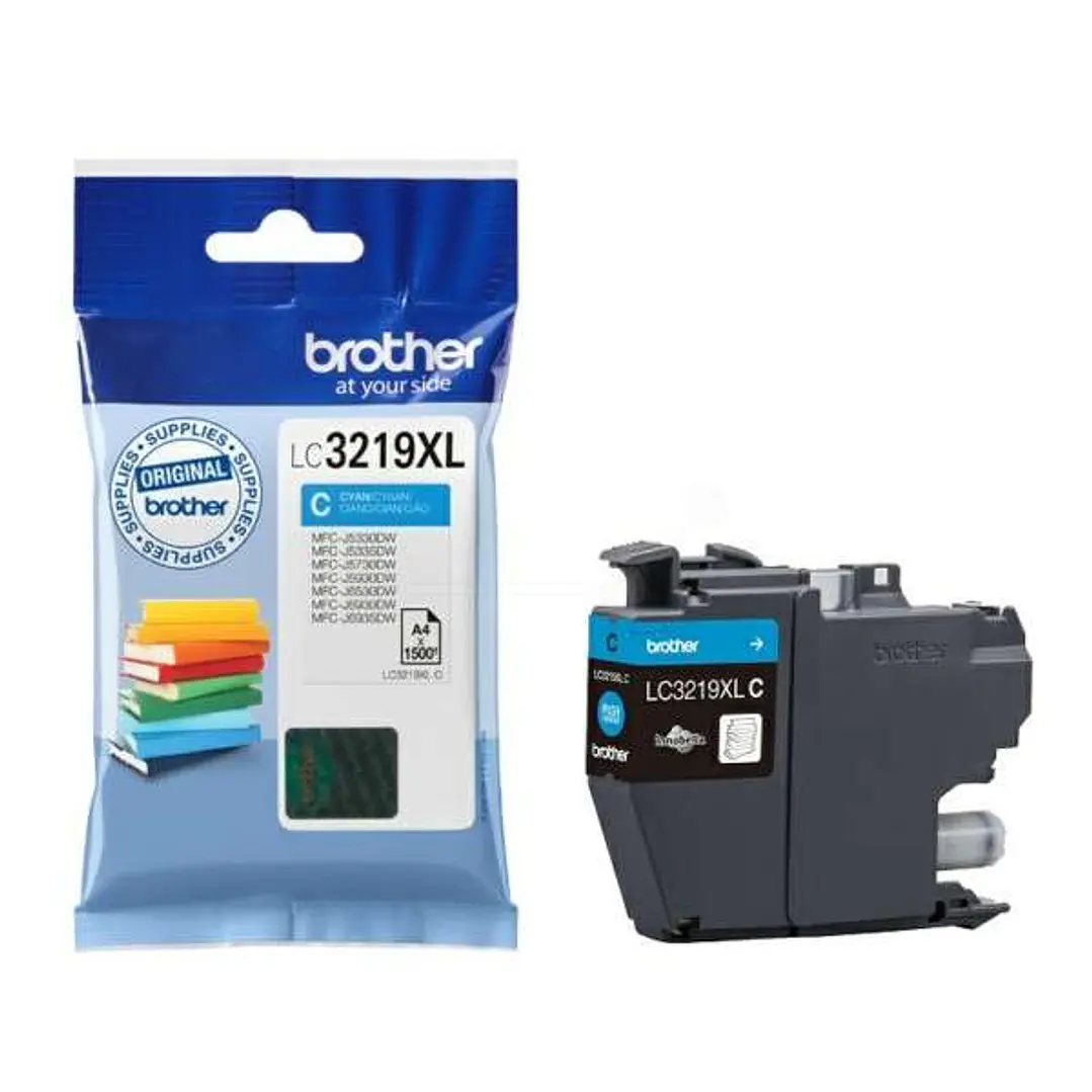 Brother LC3219XL Cyan Cartucho de Tinta Original - LC3219XLC 1