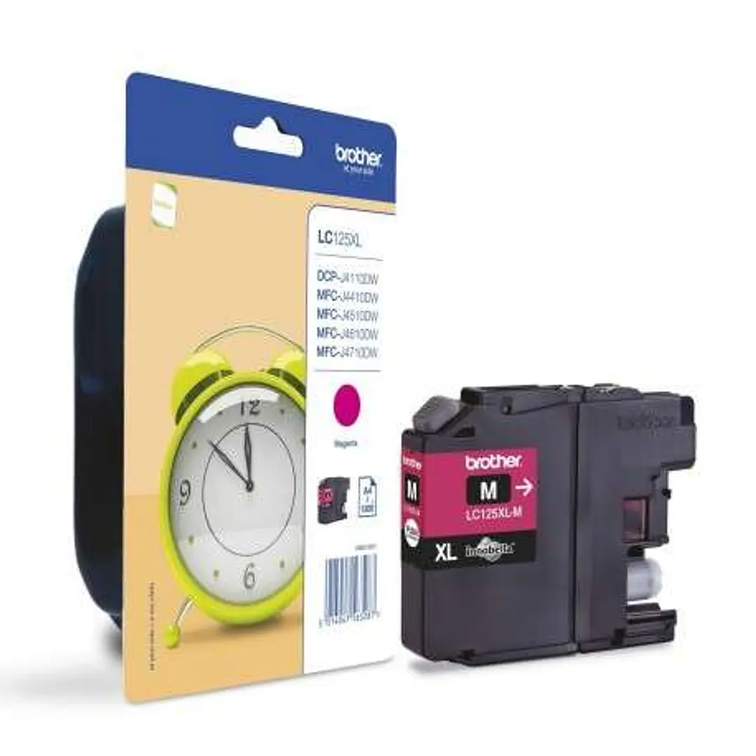 Brother LC125XL Magenta Cartucho de Tinta Original - LC125XLMBP 1