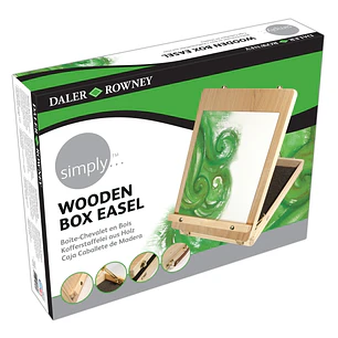 Daler Rowney Simply Caja Caballete de Madera - Altura de Lienzo de 43cm