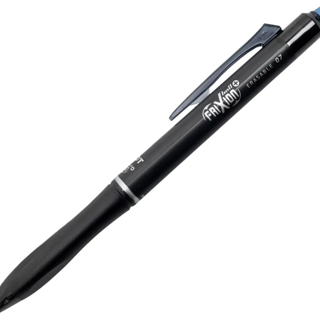 Pilot Frixion Ball Plus Boligrafo Borrable - Punta de 0.7mm y Trazo de 0.35mm - Recargables - 80% de Plastico Reclclado - Color Azul 1