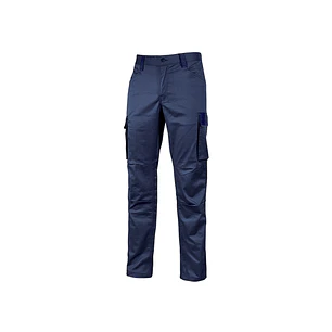 Upower Crazy Pantalones Cargo TC Stretch - Talla S - Bolsillos Multifuncionales, Refuerzo Poli-Oxford, Detalles Reflectantes, Cinturilla Elastica, Rod