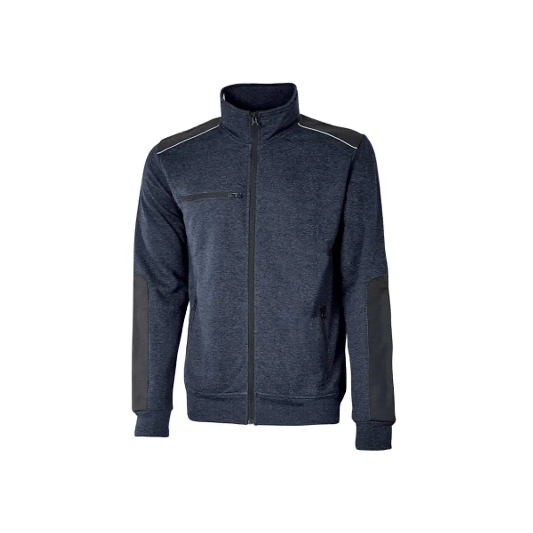 Upower Snug Sudadera Acolchada con Cremallera - Talla M - Bolsillos Forrados, Refuerzos Antiabrasion, Insertos Reflectantes, Proteccion DPI1, Costuras 1