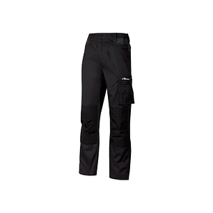 Upower Mallorca Pantalon de Trabajo Ergonomico - Talla M - Algodon Elastico, Cintura Elastica, Multiples Bolsillos, Refuerzos Estrategicos, Cinta Refl