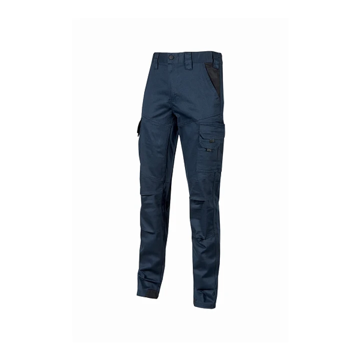 Upower Guapo Pantalones de Trabajo de Algodon Elastico - Talla 3XL - Bolsillos Multifuncionales, Cierre Resistente, Proteccion Lumbar, Rodillas Prefor 1