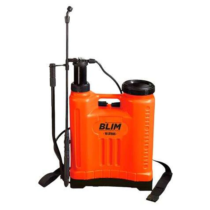 Blim Sulfatadora de Espalda Manual 16L - Bomba con Presion hasta 4 bar - Boquilla Regulable - Diseño Tipo Mochila 1