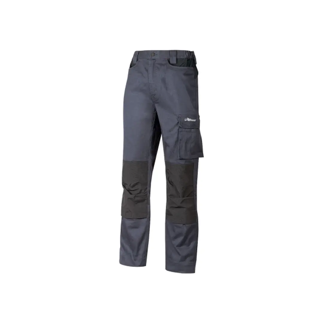 Upower Mallorca Pantalon de Trabajo Ergonomico - Talla 5XL - Algodon Elastico, Cintura Elastica, Multiples Bolsillos, Refuerzos Estrategicos, Cinta Re 1