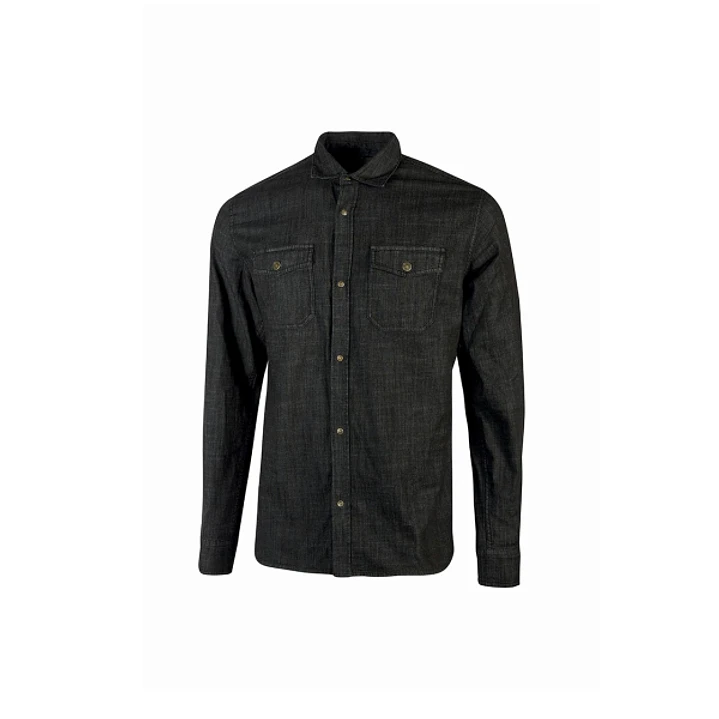 Upower Maple Camisa de Trabajo de Alta Calidad - Talla XL - Tela Reciclada, Mangas Largas, Bolsillos con Solapa, Cierre a Presion, Proteccion DPI1, Cu 1