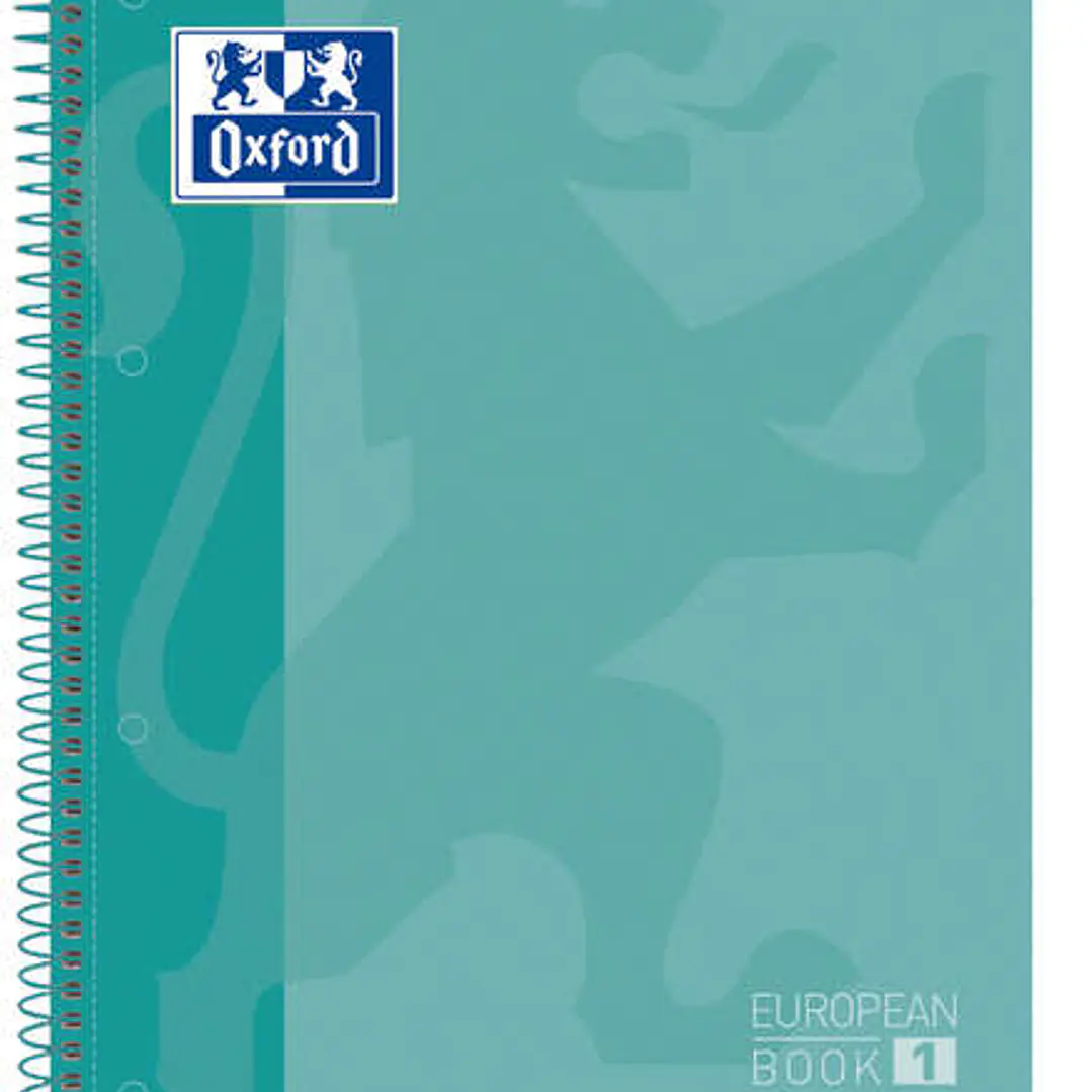 Oxford School Classic A4+ Europeanbook - Tapa Extradura - 80 Hojas - Color Ice Mint 1