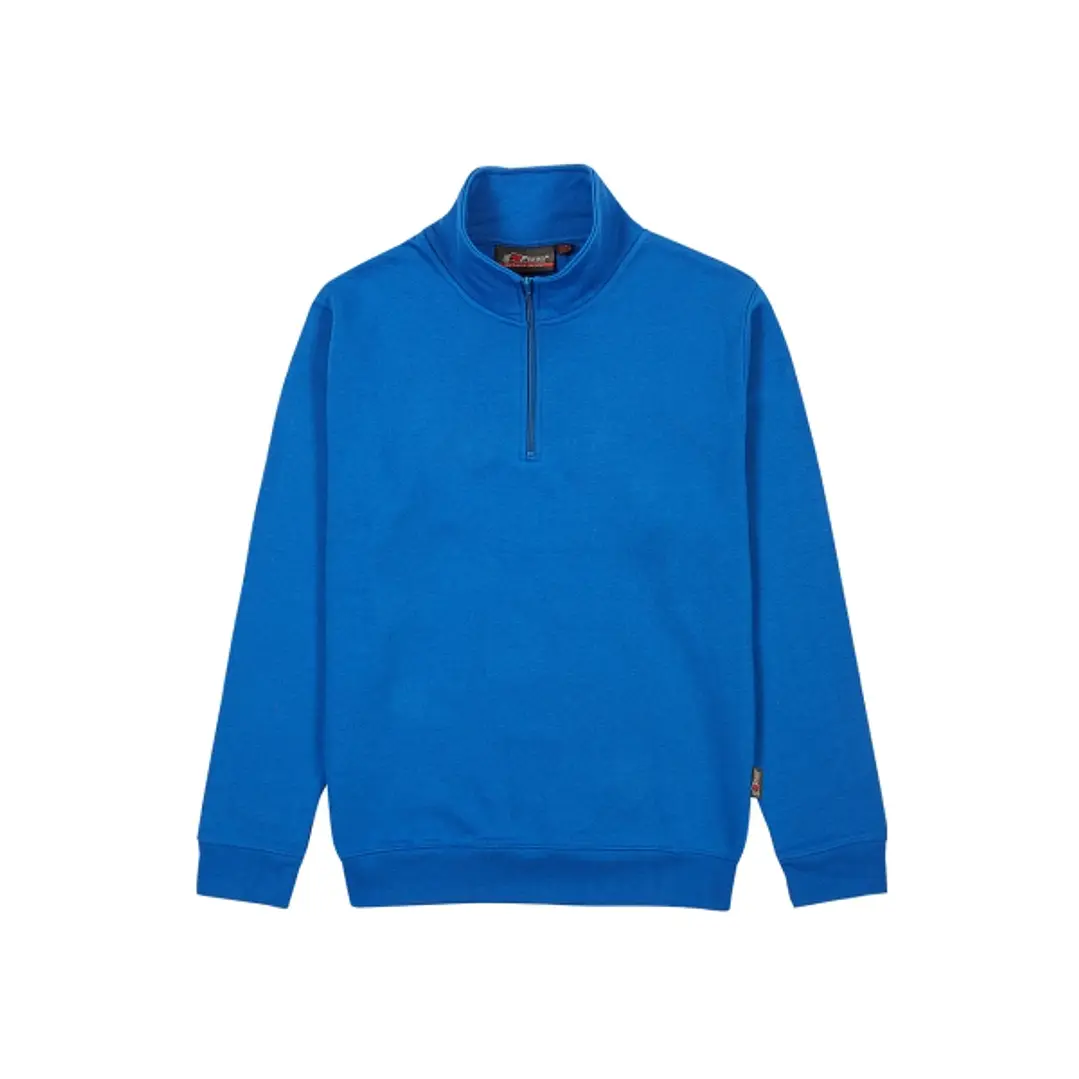Upower Maui Sudadera con Media Cremallera - Talla L - French Terry Algodon y Poliester, Transpirable y Duradera, Puños y Dobladillo Elasticos, Mangas  1