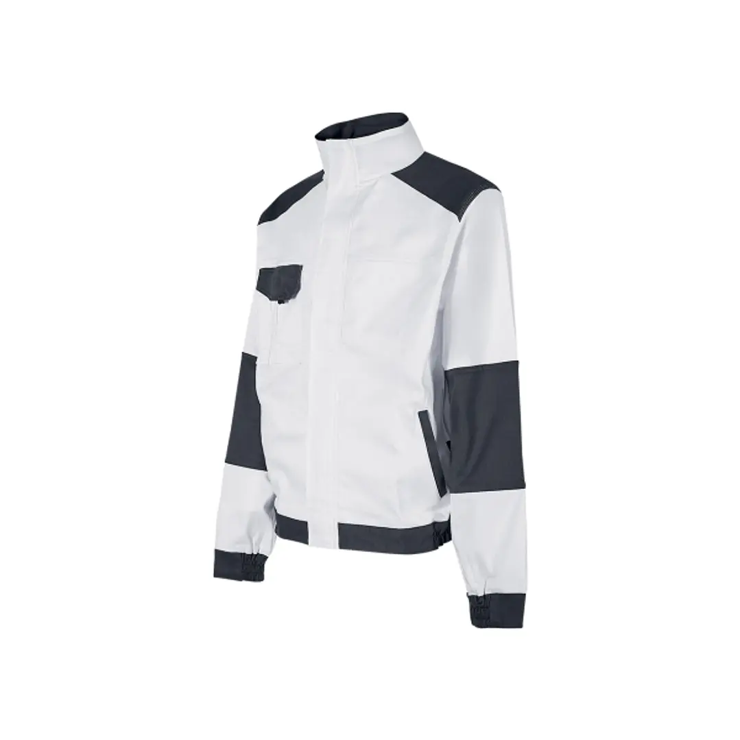 Upower Zagabria Chaqueta de Trabajo - Talla 4XL - Algodon Stretch, Durabilidad y Transpirabilidad, Bolsillos con Cierre, Anillo Porta-Identificacion,  1