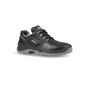 Upower Tongue L Calzado de Seguridad Bajos - Talla 41 - Empeine Cuero Hidrofugo, Puntal Acero, Antiperforacion, Antideslizante, Lamina Acero Ergonomic