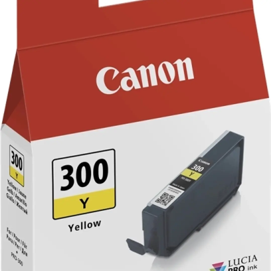 Canon PFI300 Amarillo Cartucho de Tinta Original - 4196C001/PFI300Y 1