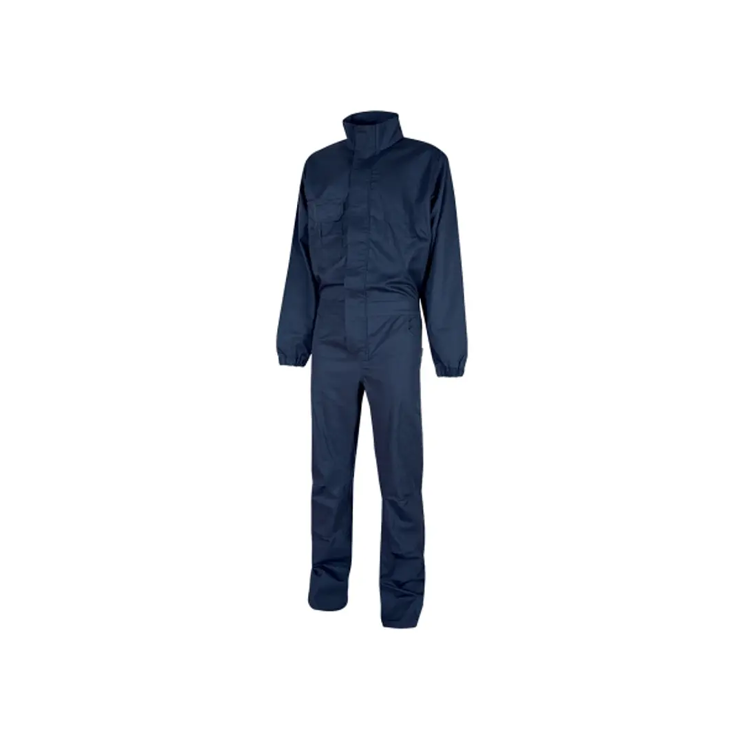 Upower Roma Mono de Trabajo - Talla L - Policoton Mechanical Stretch, Multiples Bolsillos, Cintura Elastica, Rodillas Preformadas, Triple Costura - Co 1