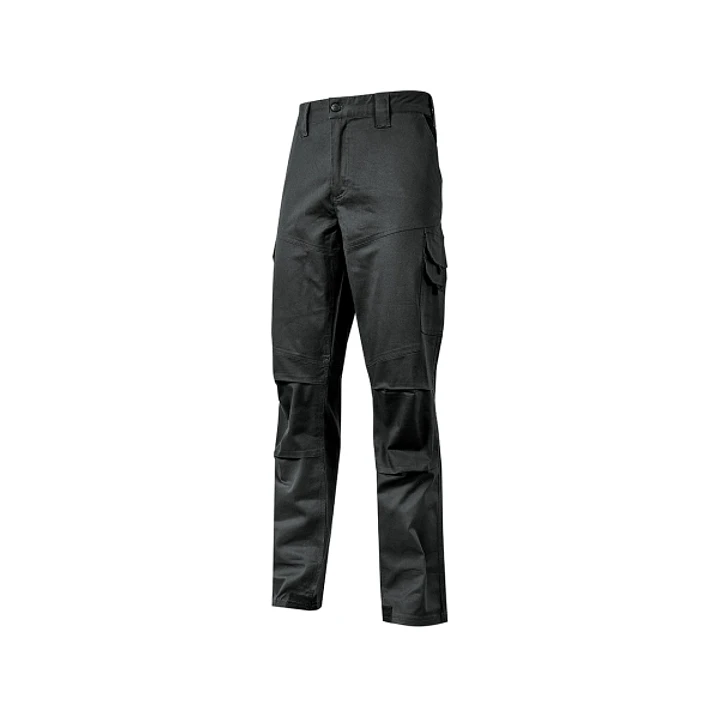 Upower Belgrado Pantalon de Trabajo Resistente - Talla 2XL - Tela Elastica, Lavable a Alta Temperatura, Multiples Bolsillos, Cintura Elastica, Protecc 1