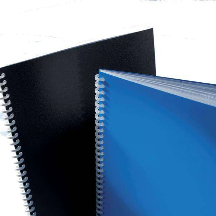 GBC Opaque Pack de 100 Portadas para Encuadernar - 180 Micras - Proteccion Definitiva - Color Negro 1