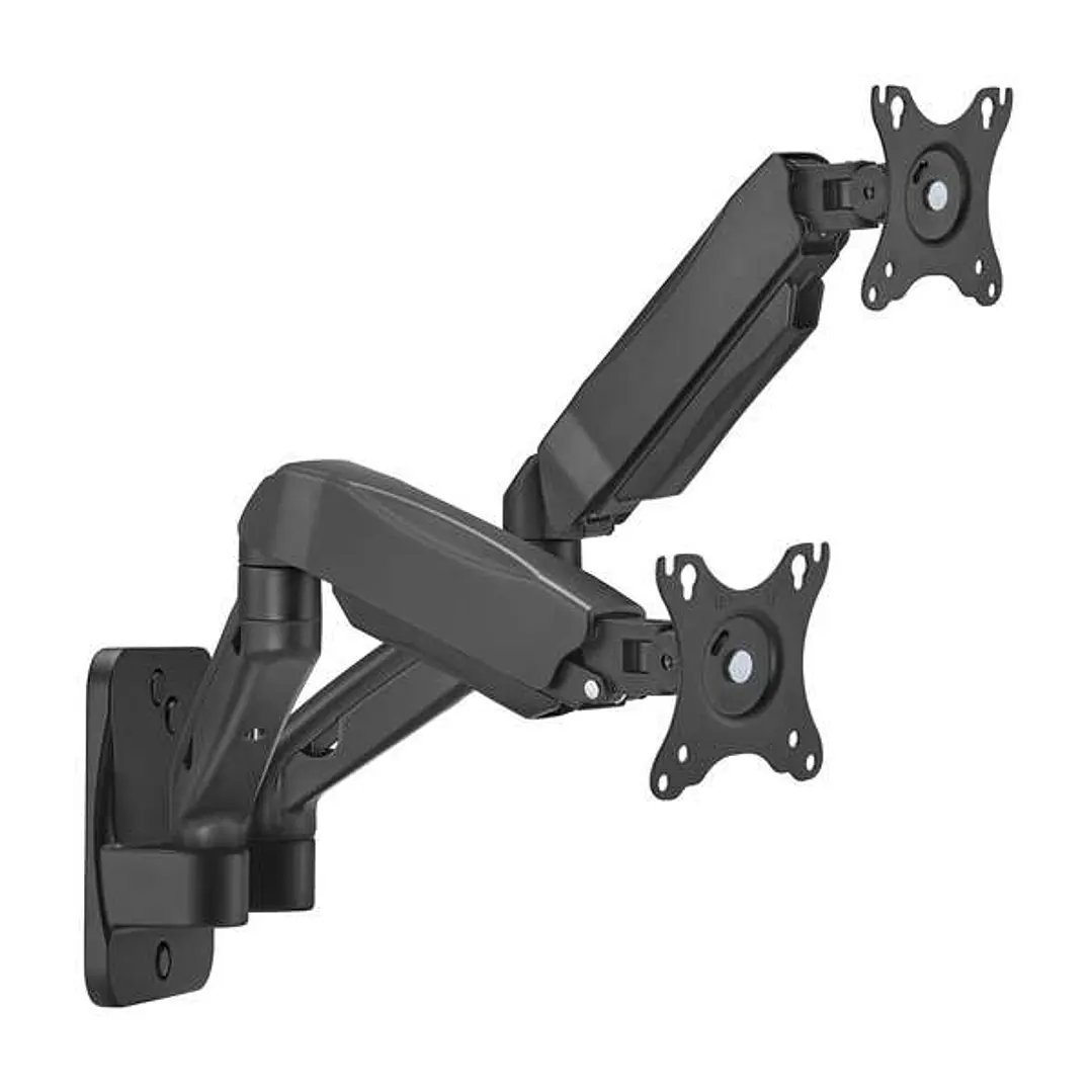 Aisens Soporte de Pared PRO Contrapeso Giratorio e Inclinable para Monitor/TV 9kg (3 Pivotes - 2 Brazos) de 17-32 - Color Negro 1